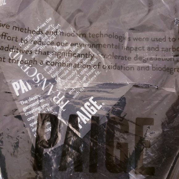 NEW PAIGE BLACK FRAYED JEANS - Picture 6 of 6